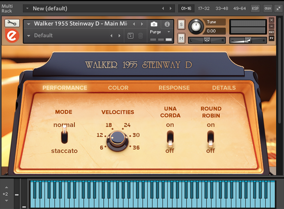 Embertone Walker 1955 Concert D v1.1 (KONTAKT) 施坦威D型音乐会三角钢琴音源
