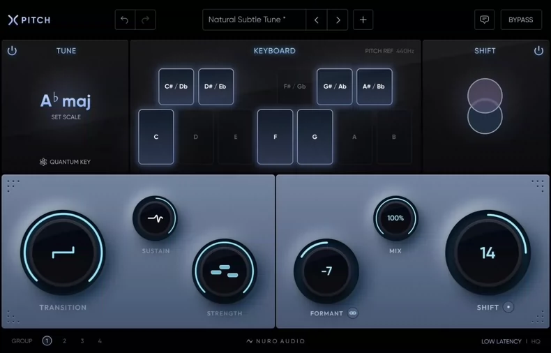 Nuro Audio Xpitch 1.0.3 人声自动修音插件 Win/Mac