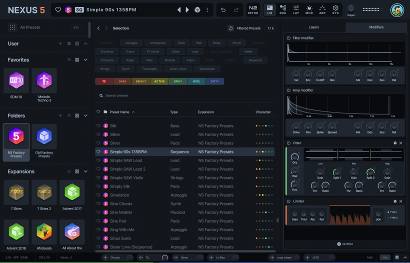 合成器 reFX Nexus 5 v5.1.8 [Incl. Nexus 5 Content] PC/v5.1.8 MAC