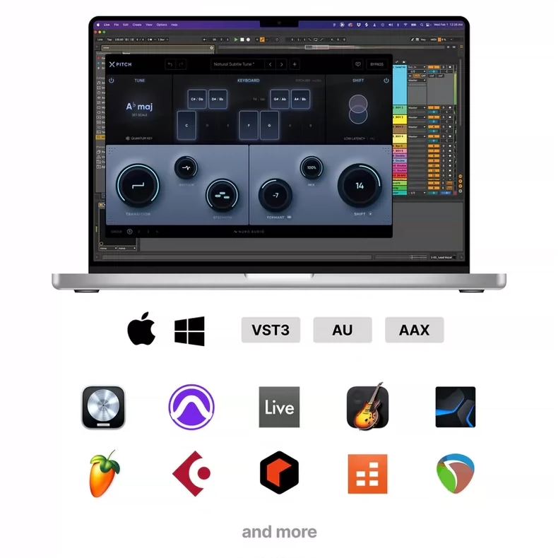 Nuro Audio Xpitch 1.0.3 人声自动修音插件 Win/Mac
