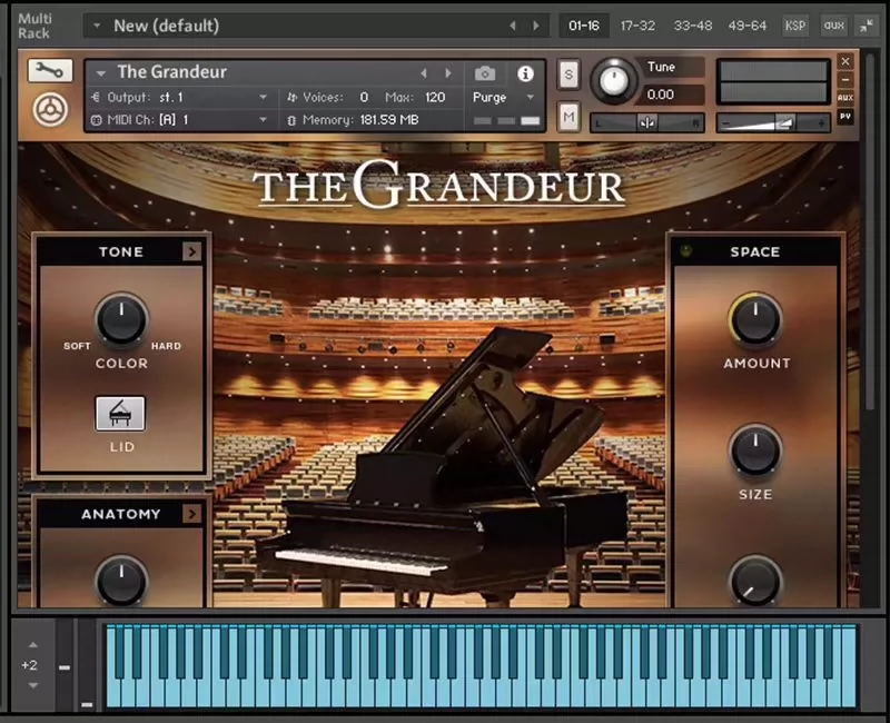 Native Instruments The Grandeur v1.2.0 – Kontakt古典音乐会三角钢琴音色库