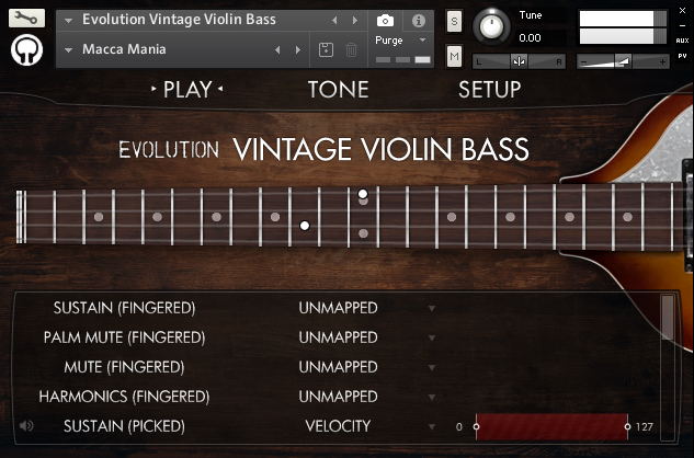 Orange Tree Samples Evolution Vintage Violin Bass (KONTAKT) 复古小提琴造型电贝斯音源