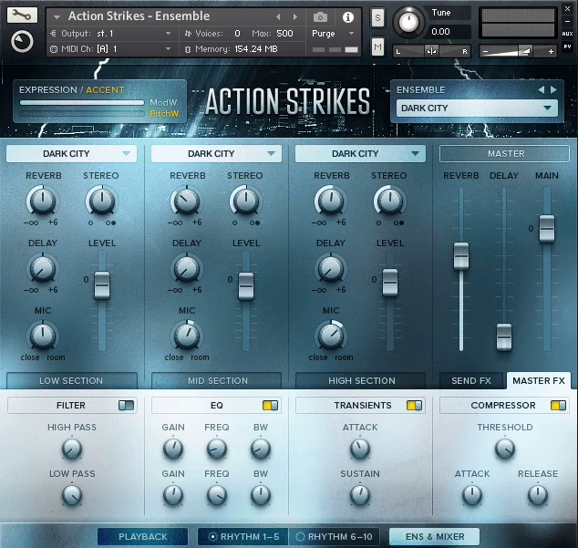 Native Instruments Action Strikes – Kontakt恢弘蓬勃的电影交响打击乐音色库
