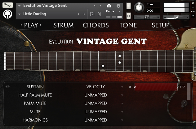 Orange Tree Samples Evolution Vintage Gent (KONTAKT) 空心电吉他音源
