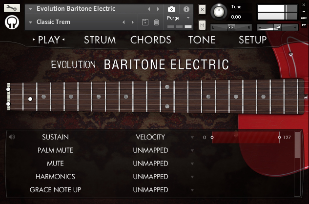 Orange Tree Samples Evolution Baritone Electric (KONTAKT) 中音电吉他音源