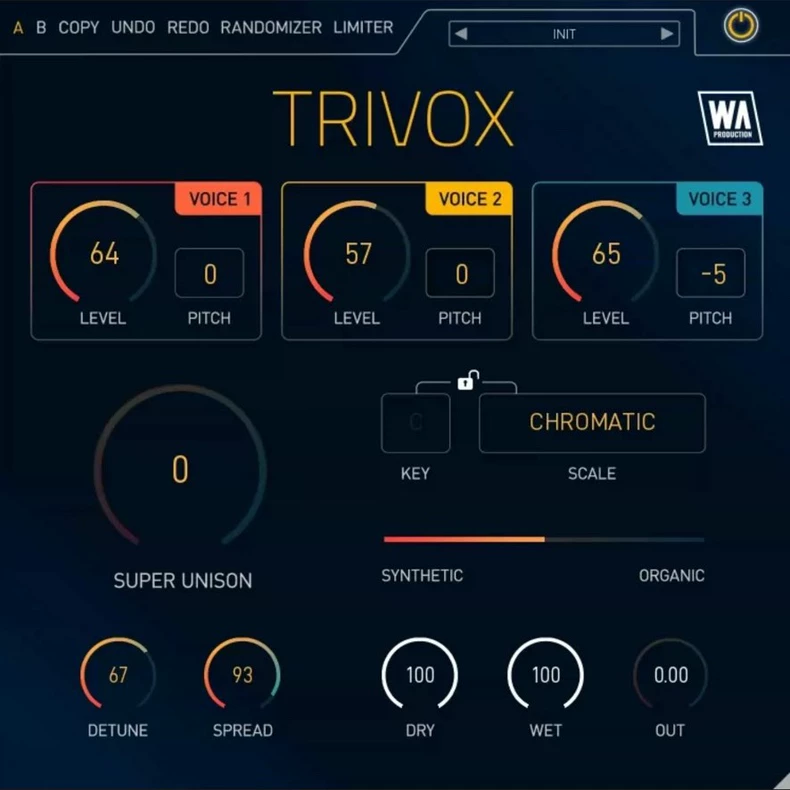 W. A. Production Trivox 1.0.0 PC和声效果器