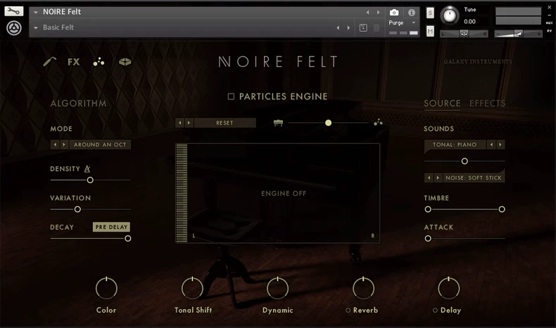 Native Instruments Noire v1.2.0 (KONTAKT) 音乐厅三角钢琴音源