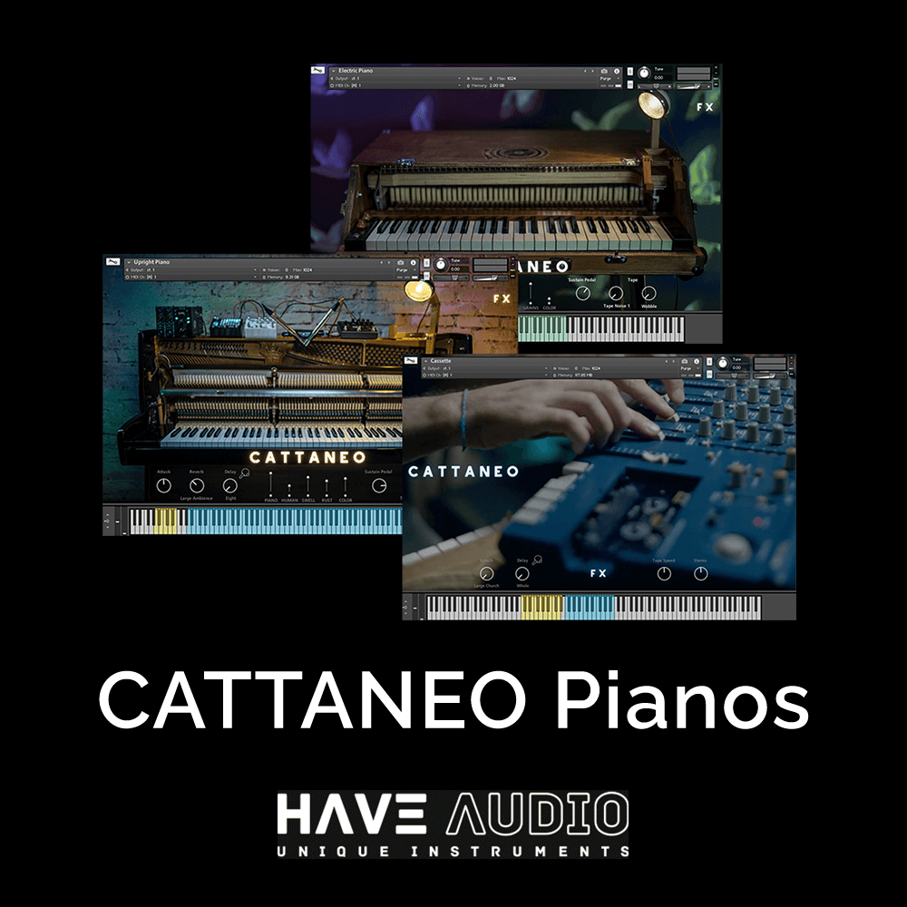 Have Audio CATTANEO Pianos Bundle (KONTAKT) 立式钢琴和电钢琴音源