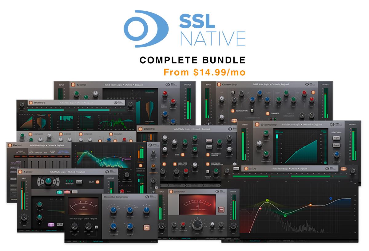 混音效果器插件合集 Solid State Logic SSL Native Plugins Complete Bundle v6.5.30 WiN 完整版